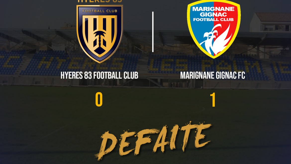 Défaite face à Marignane Gignac FC